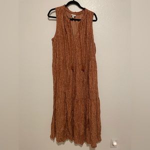 Ava Viv tiered maxi dress